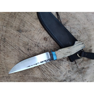 КОЗАК ніж ручної роботи майстра Василя Дячика, сталь м398 в обкладках 95х18, 62 HRC. Photo 3 КОЗАК ніж ручної роботи майстра Василя Дячика, сталь м398 в обкладках 95х18, 62 HRC. Photo 3